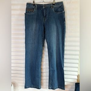 PrAna Men's Jeans. Relaxed Straight Leg. Medium Blue. 34 WX32L